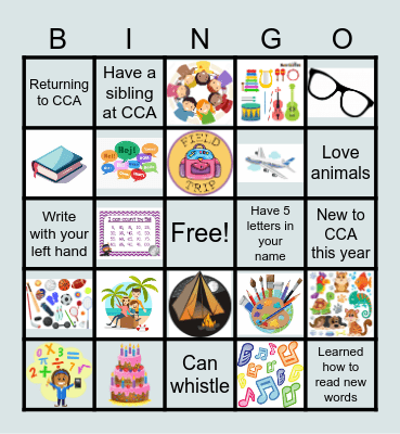 EOY Bingo Card
