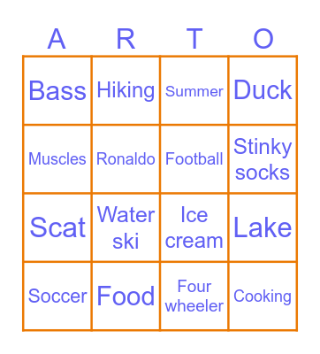 HANSON SPRING 2025 Bingo Card