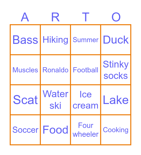 HANSON SPRING 2025 Bingo Card