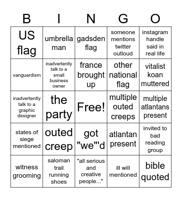 wood Binego Bingo Card