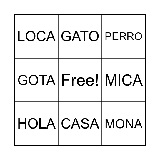 DRAG BINGO BRUNCH Bingo Card