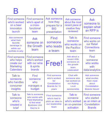 CBI Bingo Card