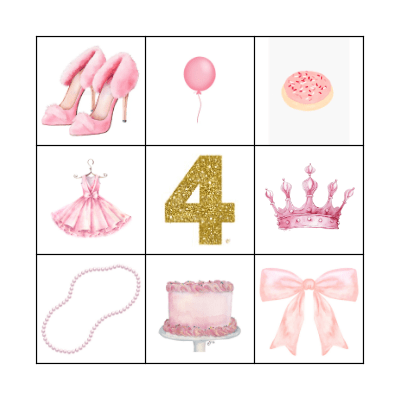 Time Four Tea Bingo Card