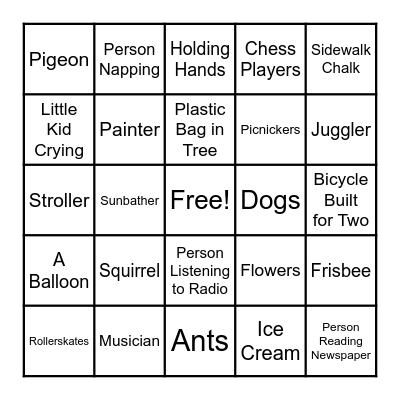 Western Wednesday Bingo Card