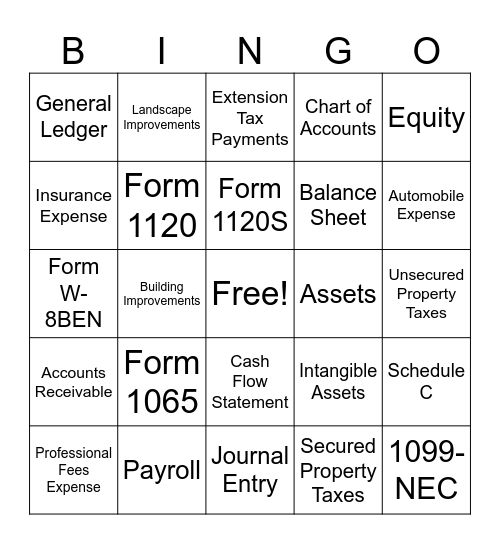 Gather & Grow Bingo Card