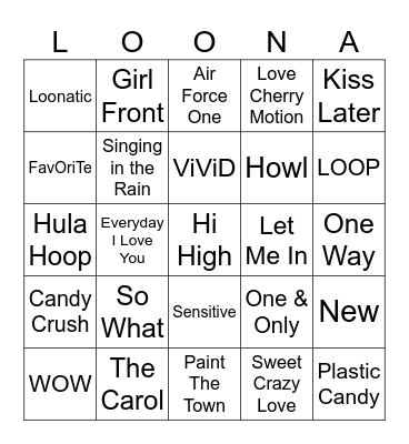 haaaaaaaa Bingo Card