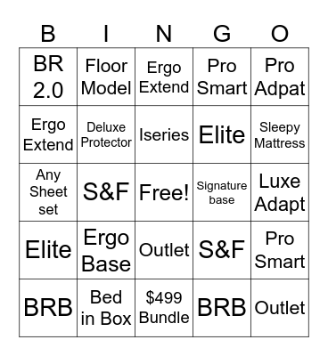 Memorial Day Bingo Card