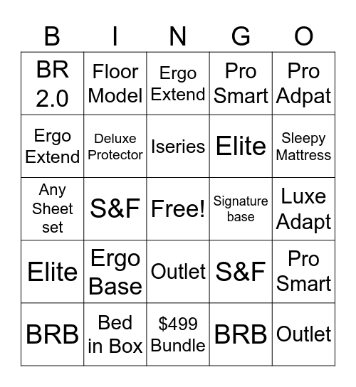 Memorial Day Bingo Card