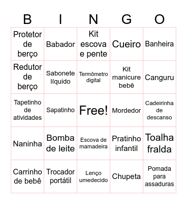 Bingo da Liz Meline Bingo Card