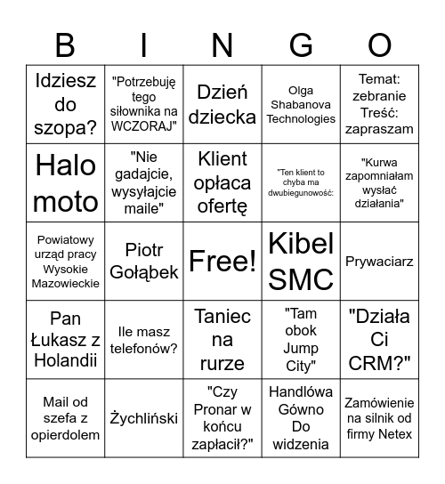 Pro Automatic Bingo Card