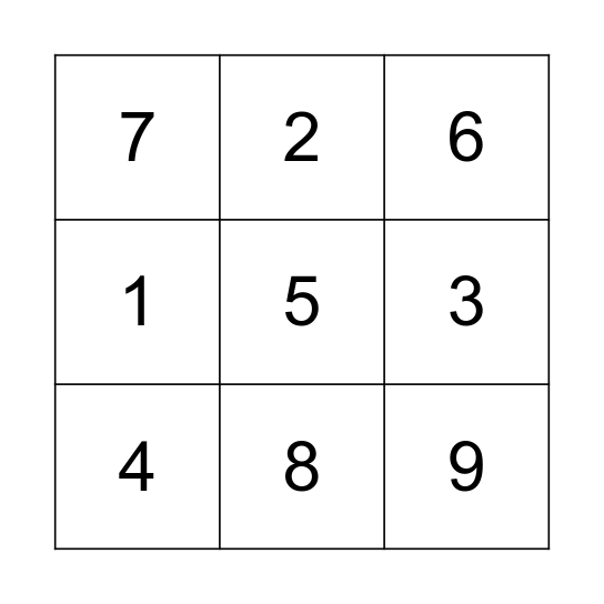 Farm Bingo! Bingo Card