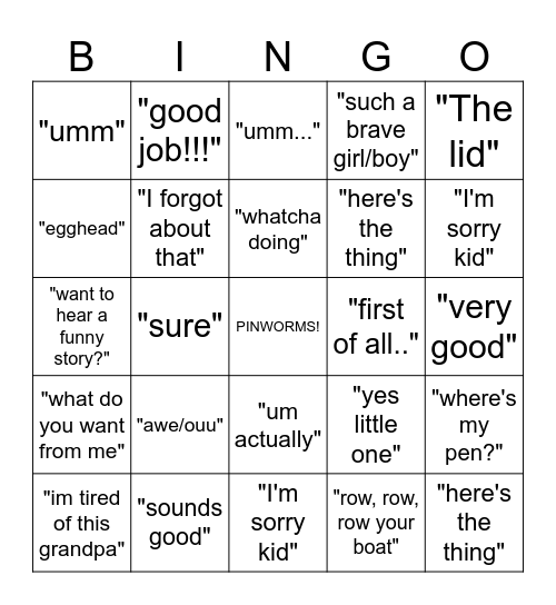 COMMON PHRASES TECHS SAY! Bingo Card