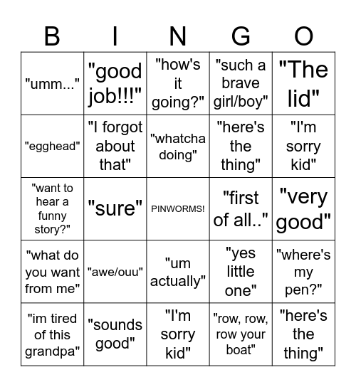 COMMON PHRASES TECHS SAY! Bingo Card