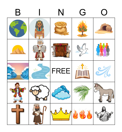 Spring 2025 Bible BINGO Card