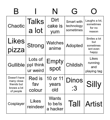 C00lkidd Bingo Card