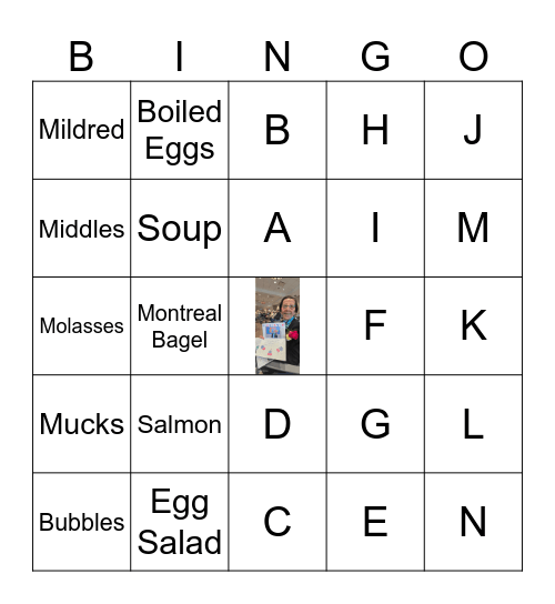 Bubby Bingo Card