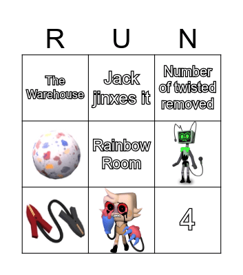 Dandys World Bingo Card