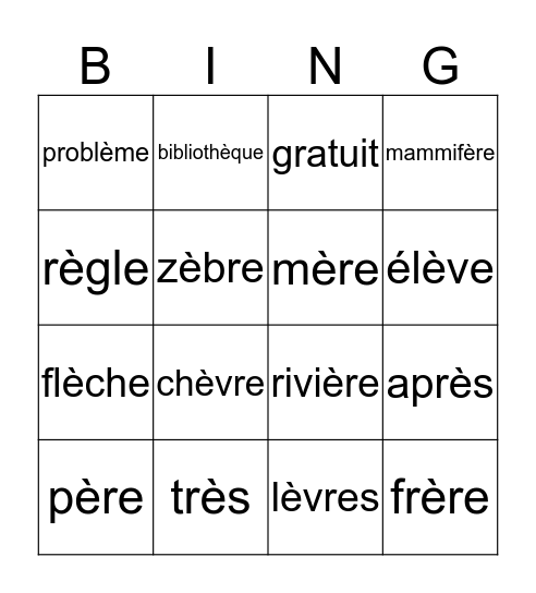 le son è Bingo Card