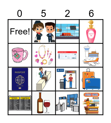 Travel to Singapore Bingo Card