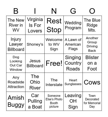 Hoppe Return Drive! Bingo Card