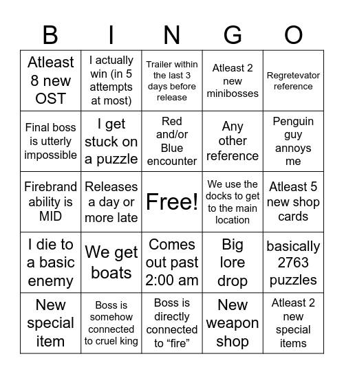 Block Tales Demo 4 Bingo Card Bingo Card