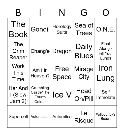 barcelona n3 Bingo Card