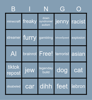 domi reels Bingo Card