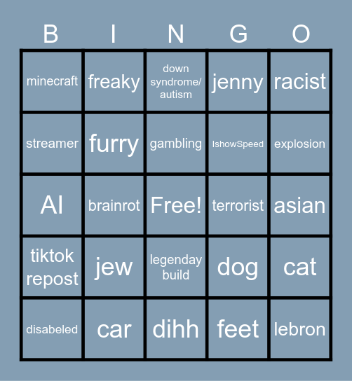 domi reels Bingo Card
