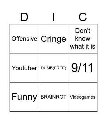 MEMES Bingo Card