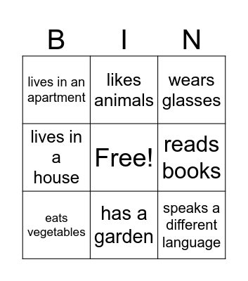Find Someone Who... Bingo Card