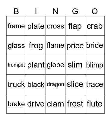 Mom and Pop Bingo Card