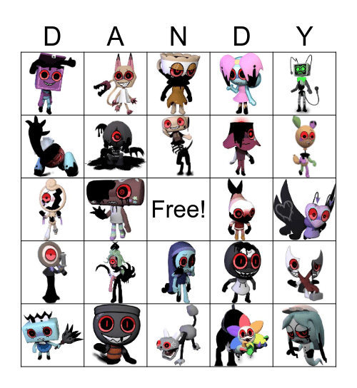 Twisted bingo Card