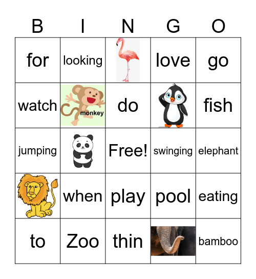 PU w11 Bingo Card