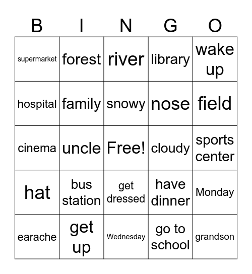 Ewaijo Bingo Card (2) Bingo Card