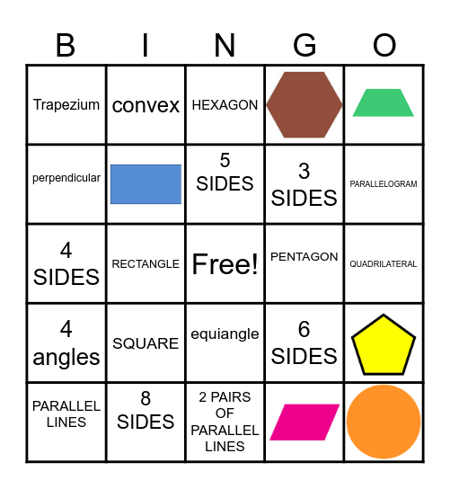 Polygon Bingo Card