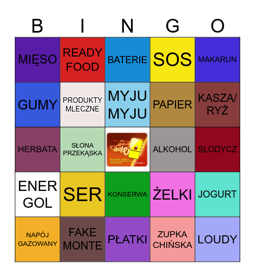 SZEJKOMAT BIEDRY BINGO Card
