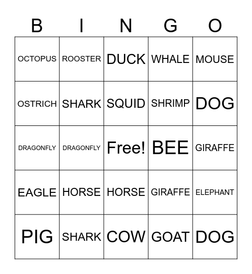E4 ICE BREAKER Bingo Card