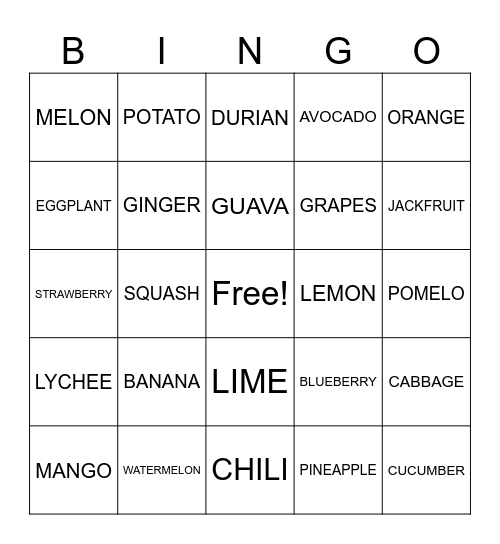 E4 ICE BREAKER Bingo Card