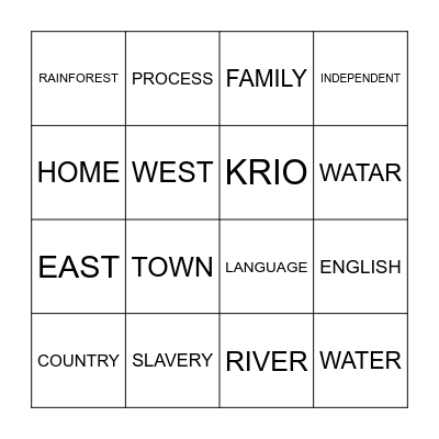 BINGO! Bingo Card