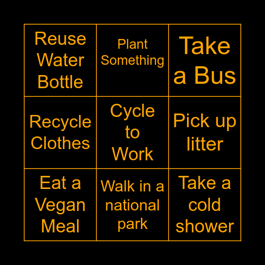 Test Eco Bingo Card