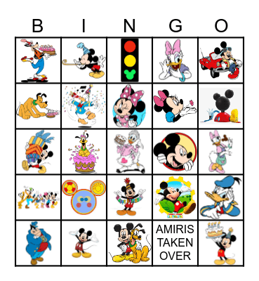 Happy 1/2 Birthday Amiris! Bingo Card
