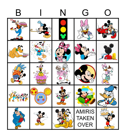 Happy 1/2 Birthday Amiris! Bingo Card