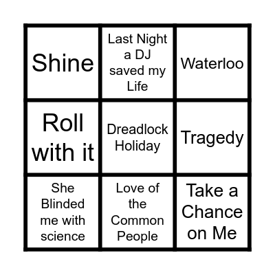 Uplifting-ish Bingo Card