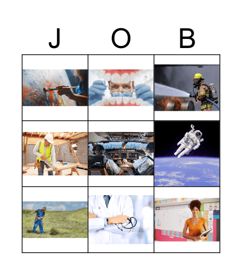 Jobs! Bingo Card