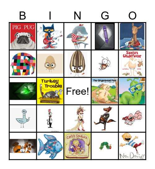 BOOK CHARACTERS Bingo Card