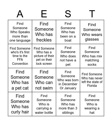 Grow your network and jumpstart you career Bingo Card