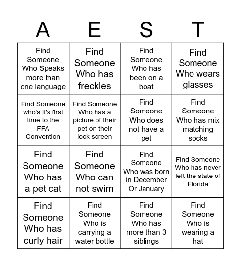 Grow your network and jumpstart you career Bingo Card