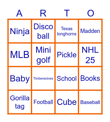 YOUNG SPRING 2025 Bingo Card