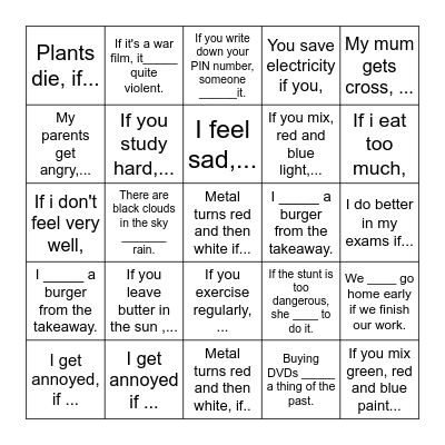 Zero conditional - Battleships Bingo Card