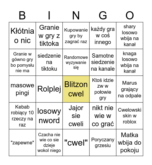 Rzeszów w Lesie BINGO Card